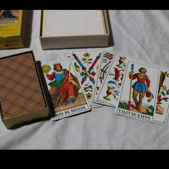 SOLD!!  VTG Tarot Card Deluxe Edition 1JJ Deck Switzerland - Picture 8 of 13